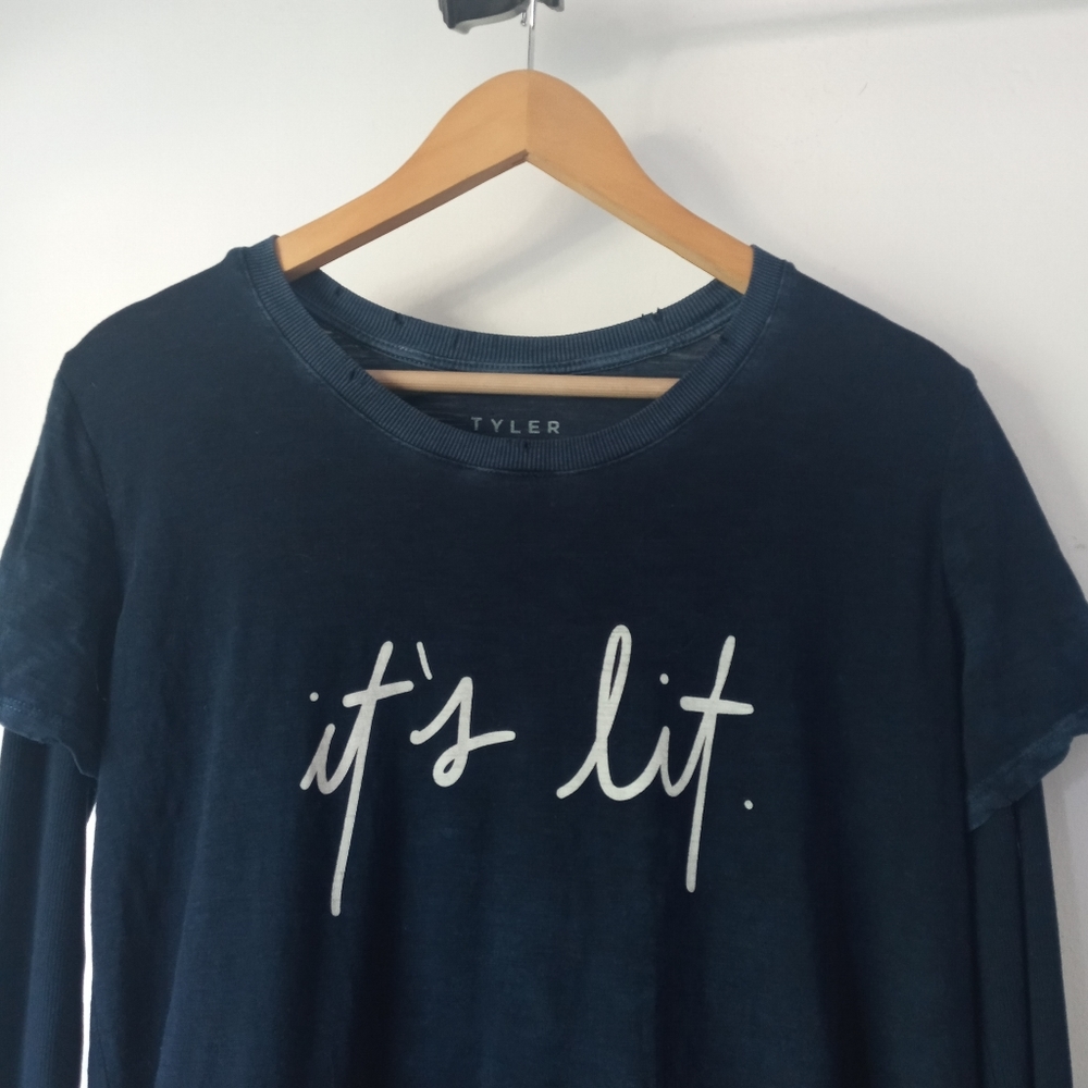 Tyler Jacobs for Feel The Piece M/L It's Lit Tee - Picture 4 of 12